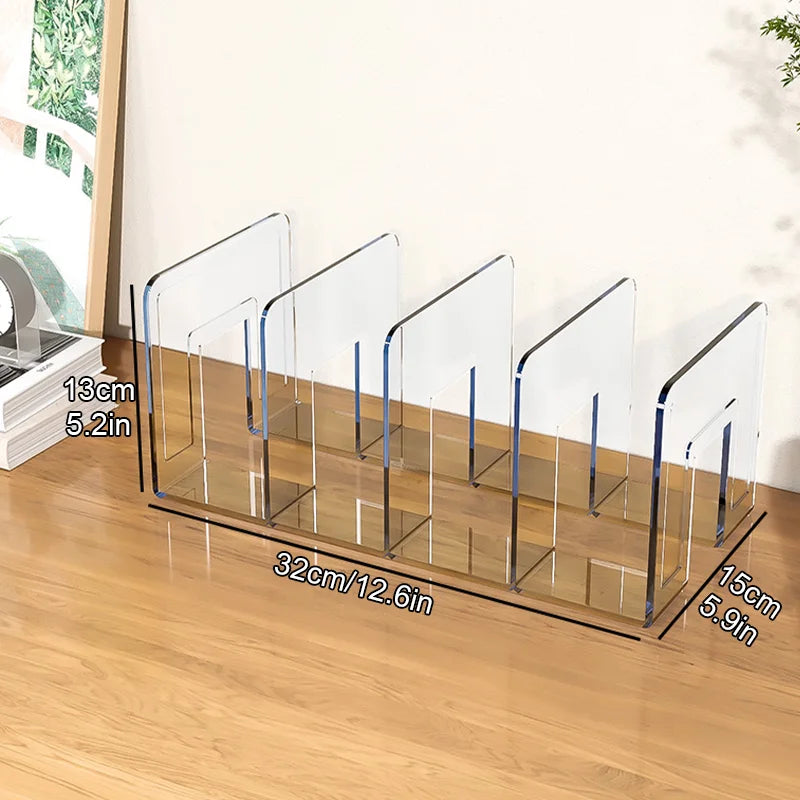 Thickened Acrylic Handbag Storage Divider Rack with Four Tiers for Wardrobe Organization