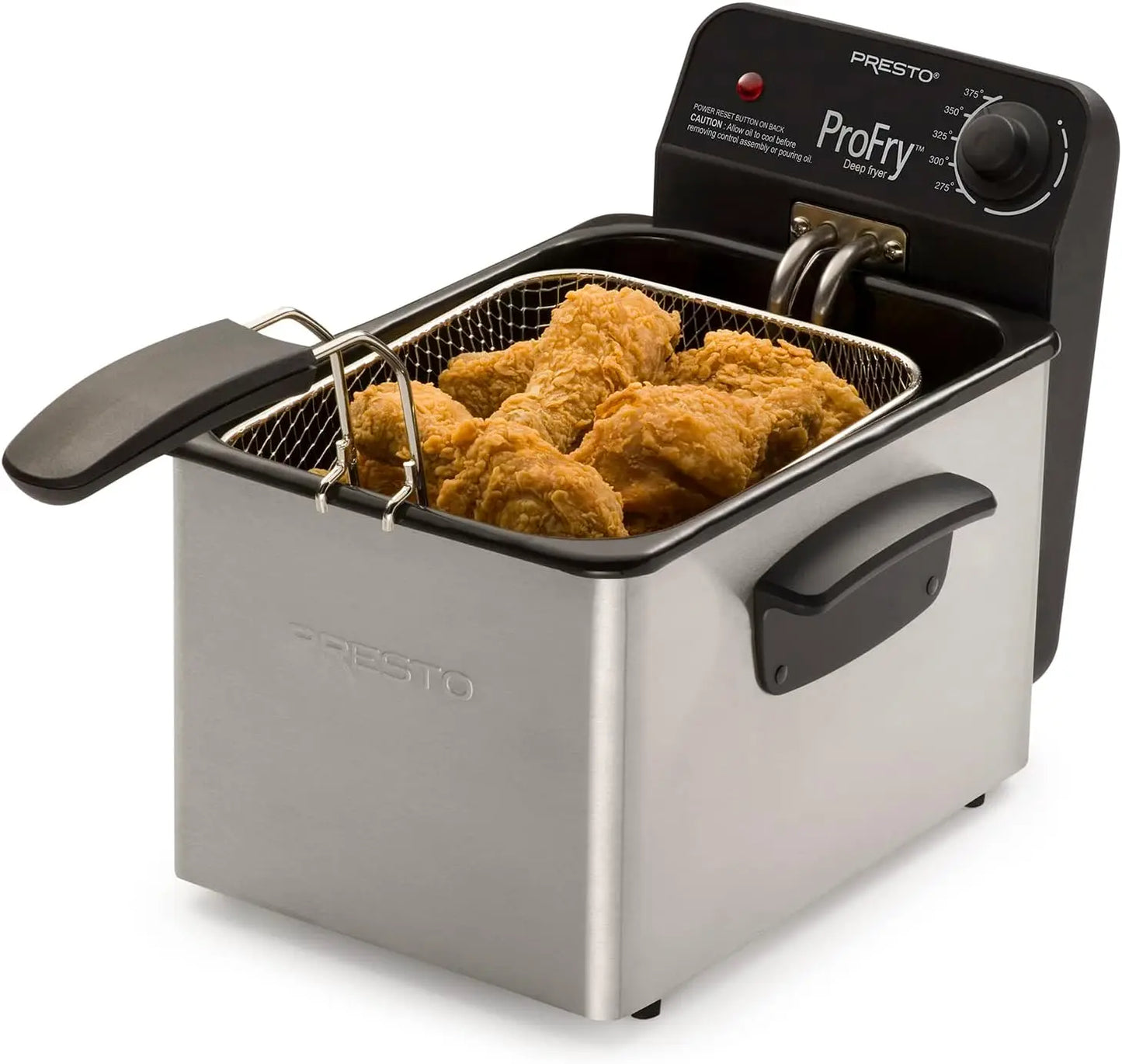 Stainless Steel Pro Fry Immersion Deep Fryer 1400W Silver