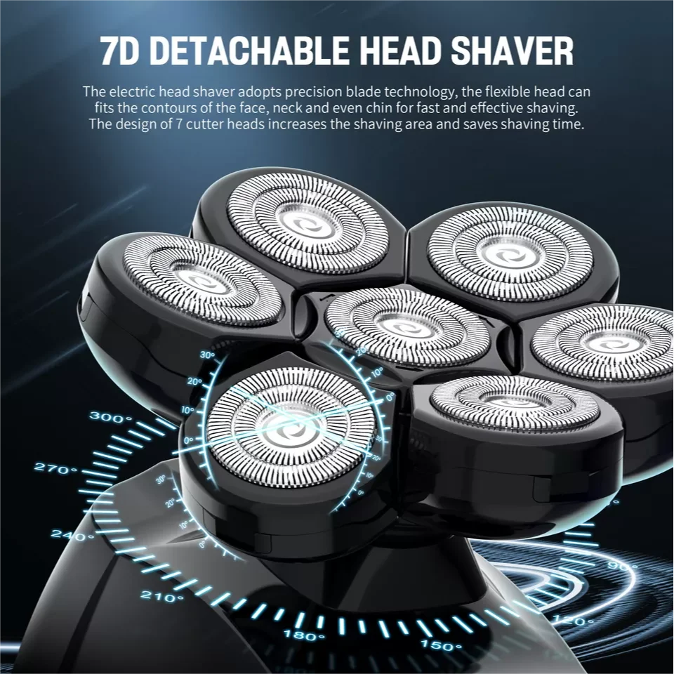 Sejoy 6 In 1 Shaver With Nose Hair Trimmer Waterproof