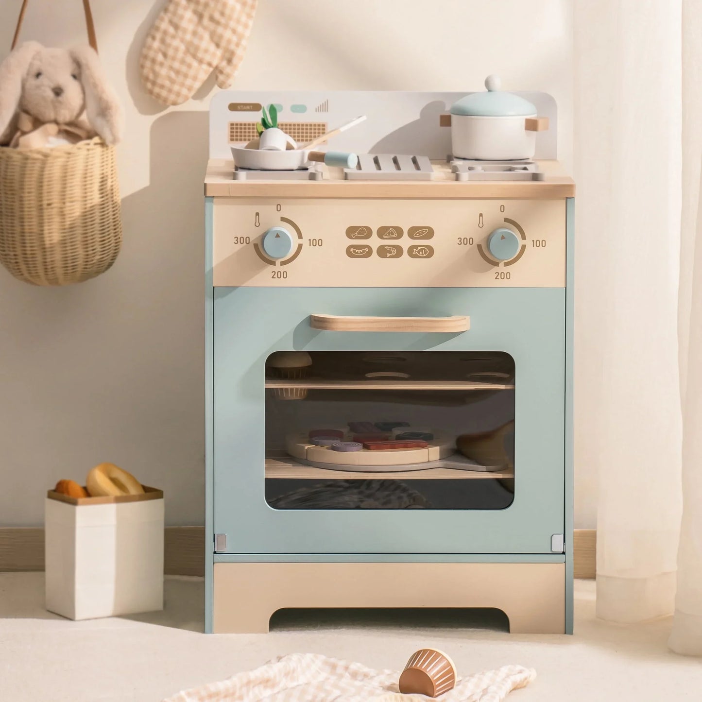 Robotime Robud Kitchen Washer Playset Ages 3 Up Blue