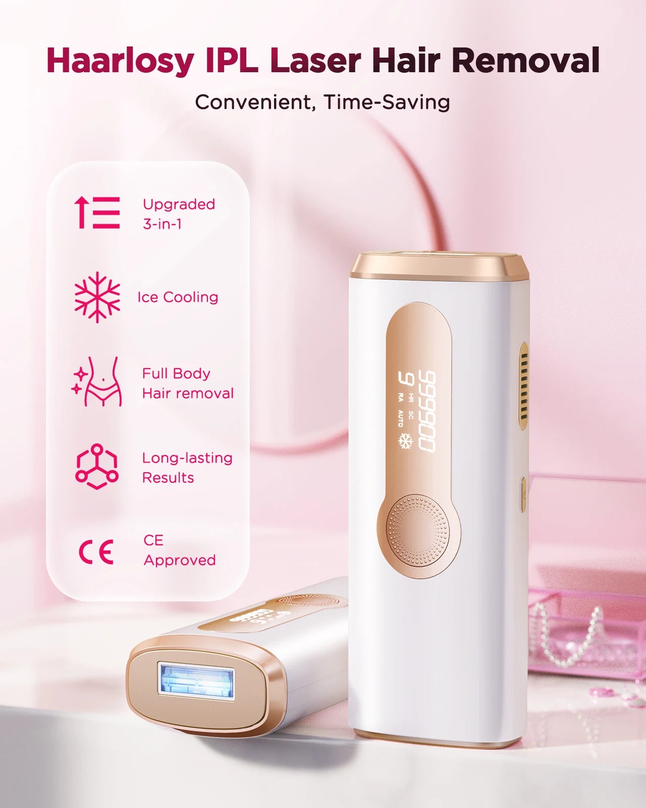 990000 Flash Laser Epilator IPL Hair Removal For Men Women