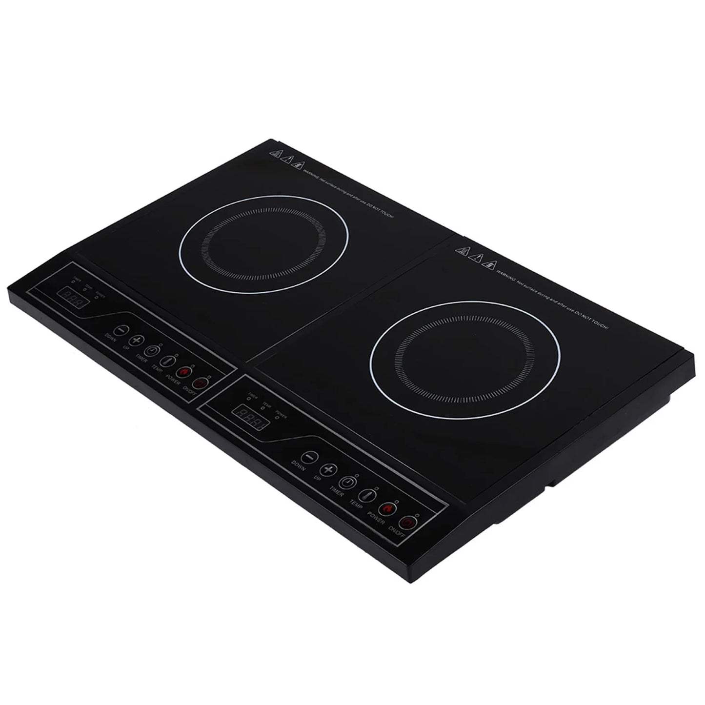 2000W Double Induction Cooktop With Touchpad Control