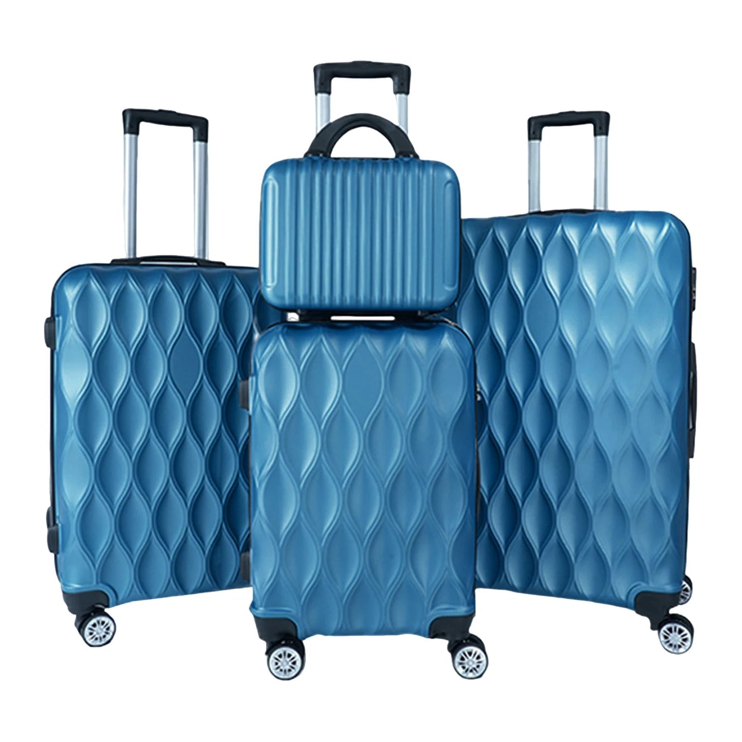 4 Piece Hard Shell Suitcase Set With Spinner And TSA Lock
