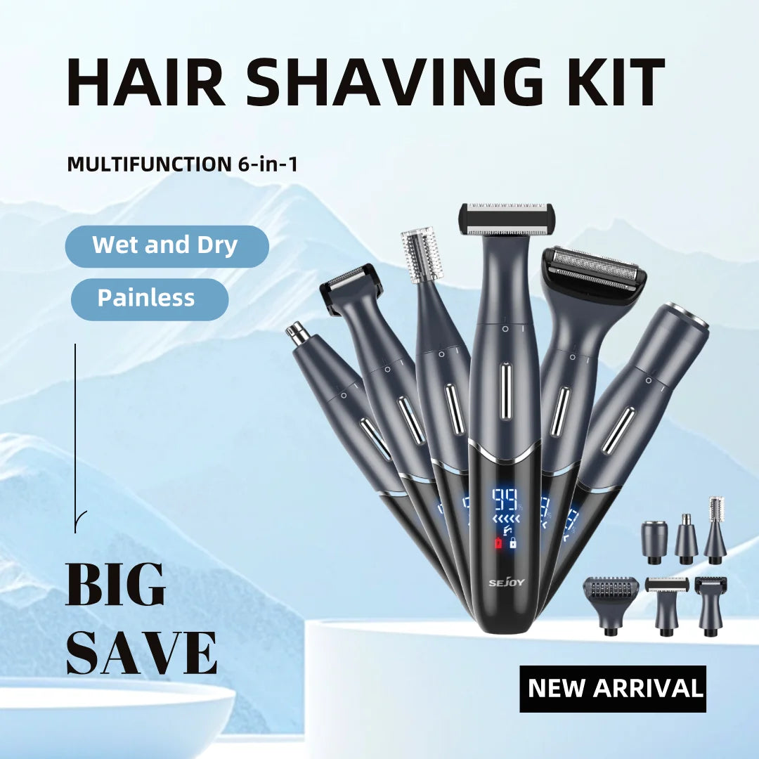 Sejoy Six In One Electric Razors Women Men Bikini Trimmer