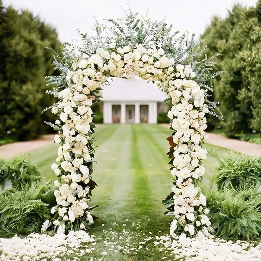 Wedding Garden Arch Arbor Trellis Archway for Climbing Plants Outdoor Rack for Garden Lawn Backyard Patio