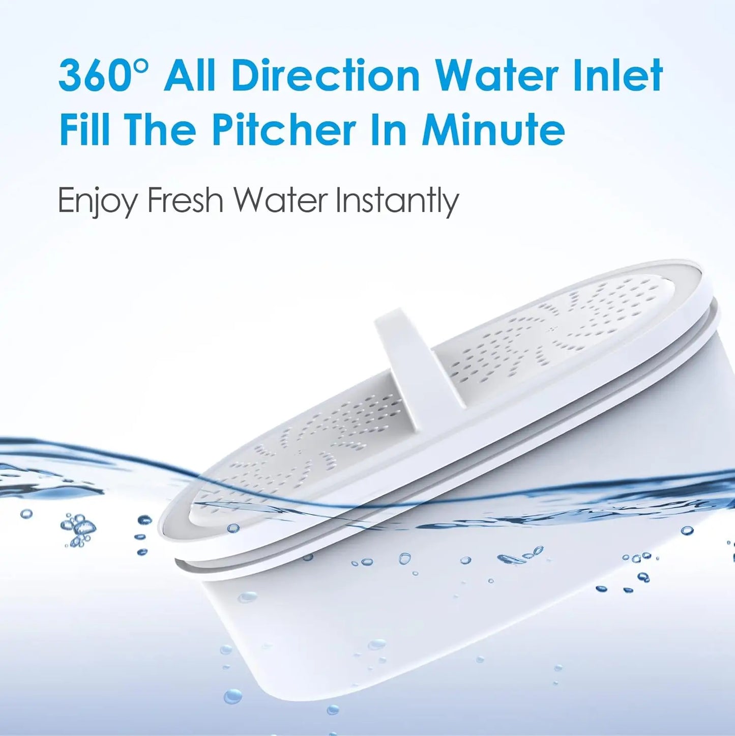 Waterdrop 200 Gallon Water Filter Pitcher NSF Certified