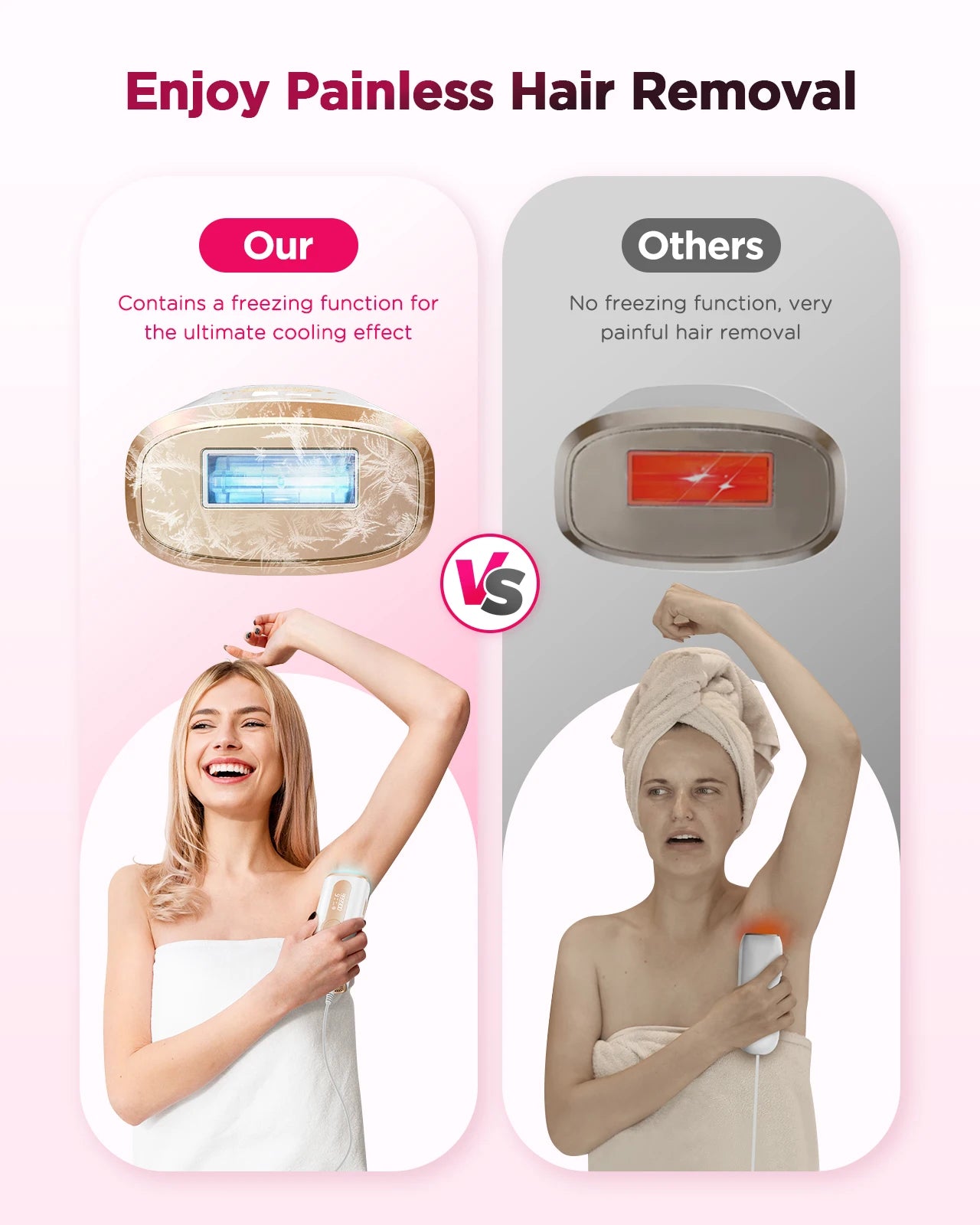 990000 Flash Laser Epilator IPL Hair Removal For Men Women