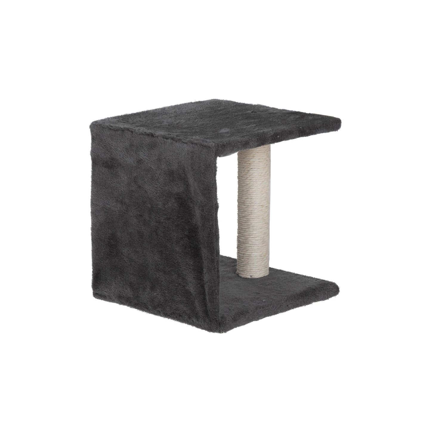 5 Pieces Multi Level Wall Mounted Indoor Cat Tree Furniture with Scratching Board Condo Perches Bridge for Indoor Cats Gray