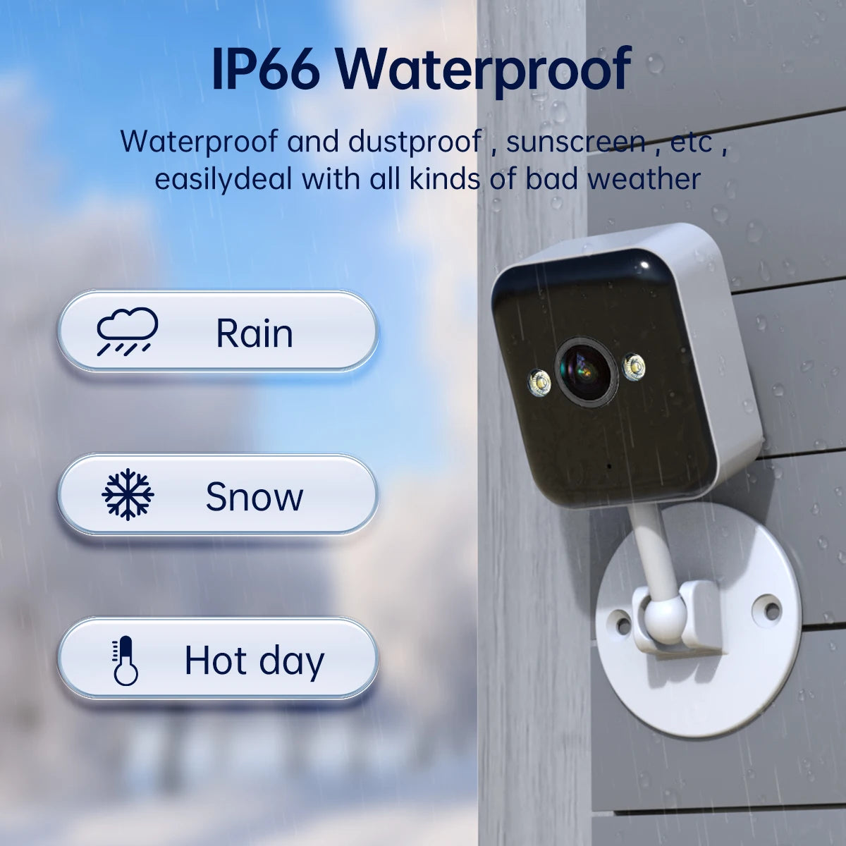 Jooan 1080P WiFi Outdoor Smart Surveillance IP CCTV