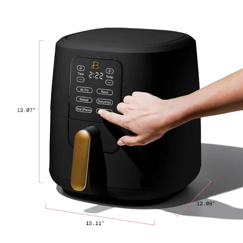 Beautiful 6 Qt Air Fryer TurboCrisp Tech Touch Display