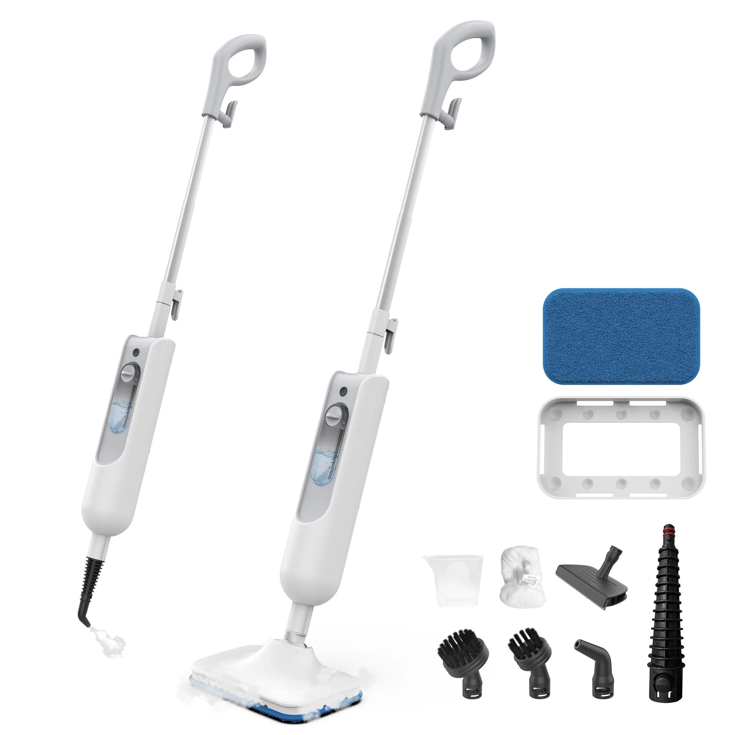Powerful Steam Mop High Temperature Cleaning Detachable Handheld Steam Cleaner 360ml Fast Heating for Home Carpet and Hard Floor F2