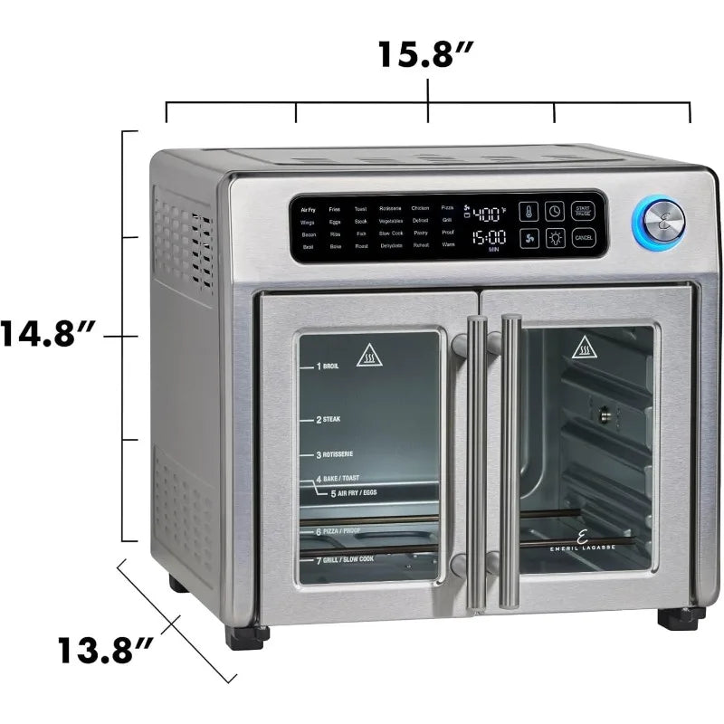 Emeril Lagasse Large French Door Air Fryer Toaster Oven