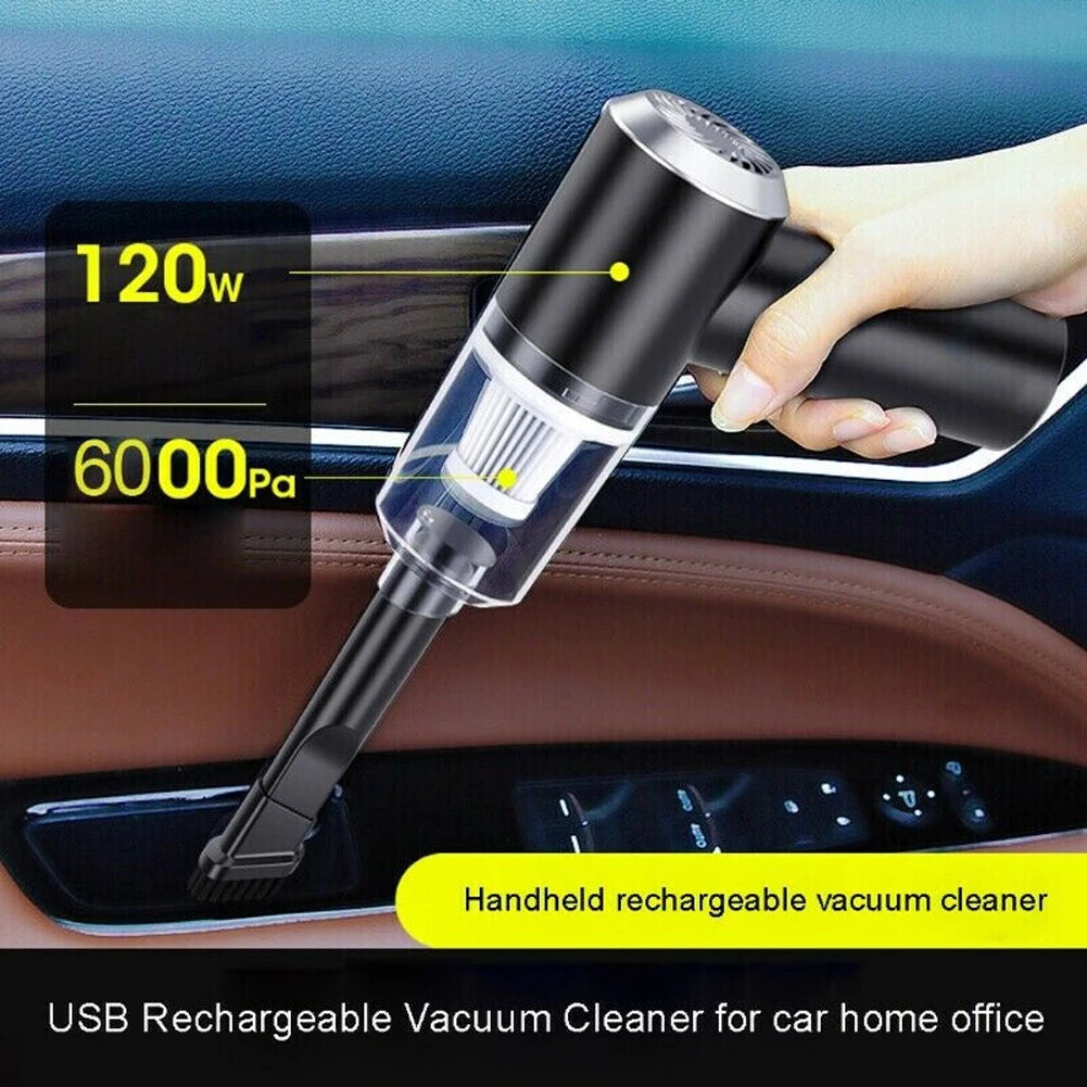 6000Pa Cordless Handheld Vacuum Cleaner 120W Home And Car