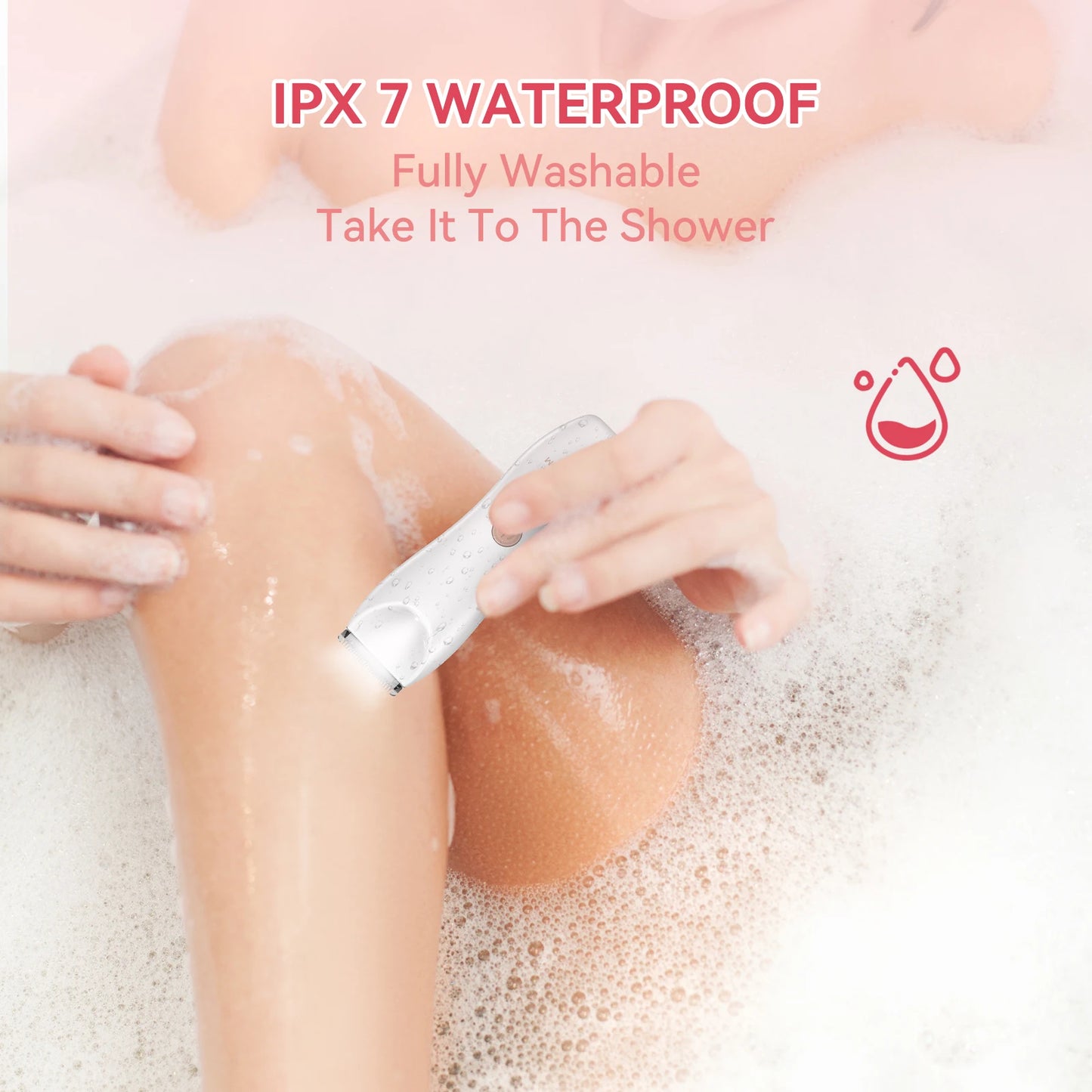 MAXGROOM Women Body Hair Trimmer Electric Razor For Women