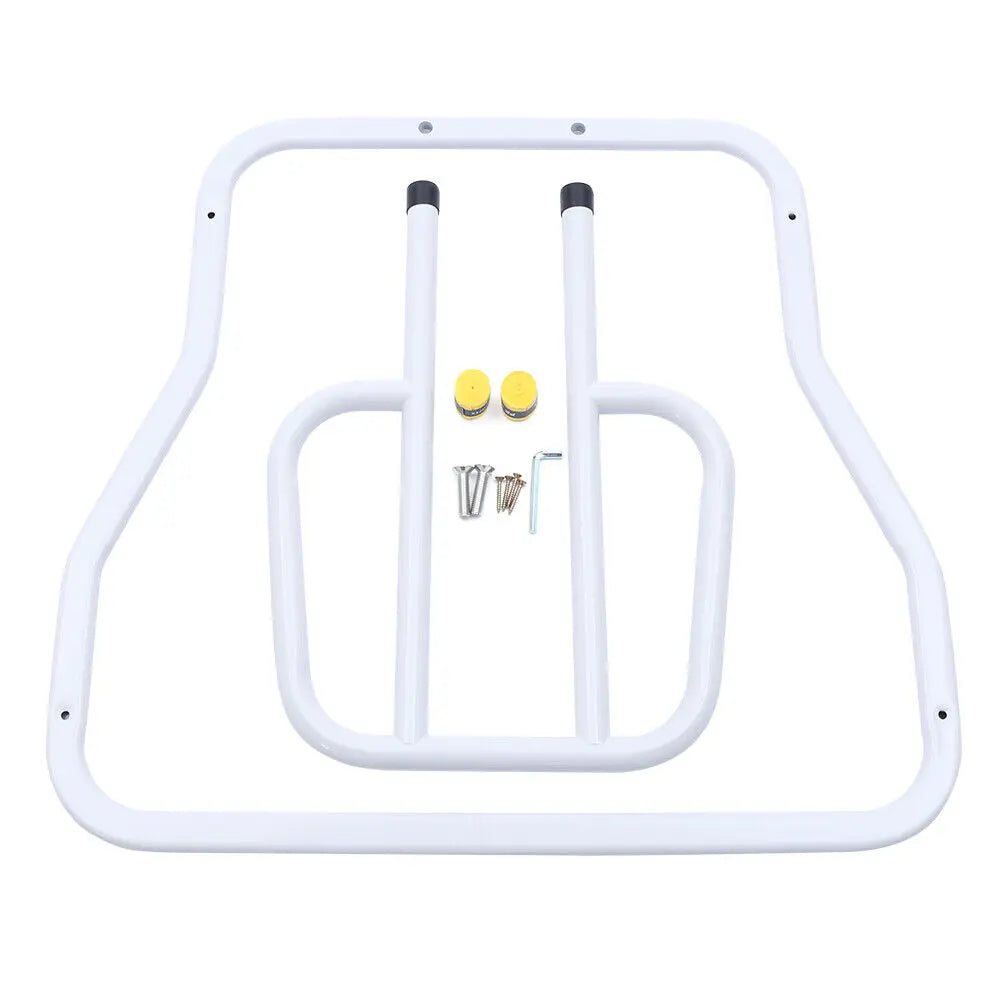Safety Side Guard Bed Rail for Seniors Hospital Grade White
