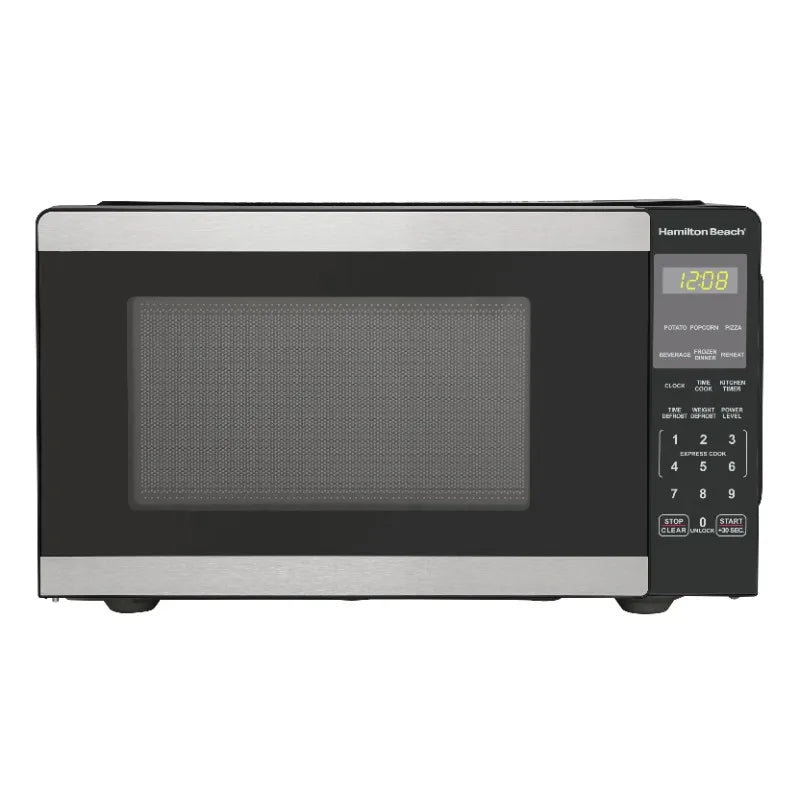 Hamilton Beach 0.9 Cu Ft Microwave Oven 900W Stainless New