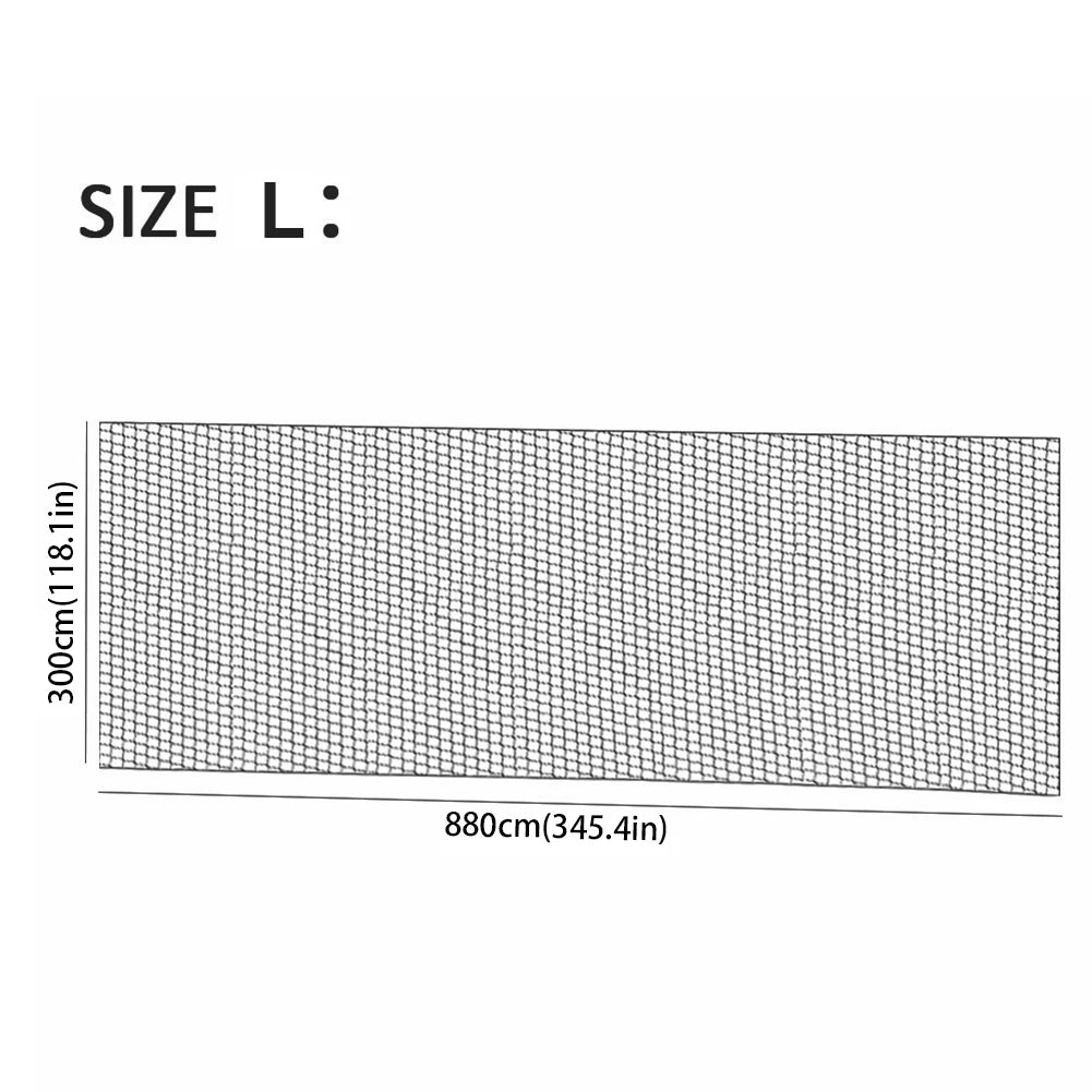 Soccer Backstop Net Soccer Practice Sports Netting Ball Barrier Net for Backyard Training Medium Size