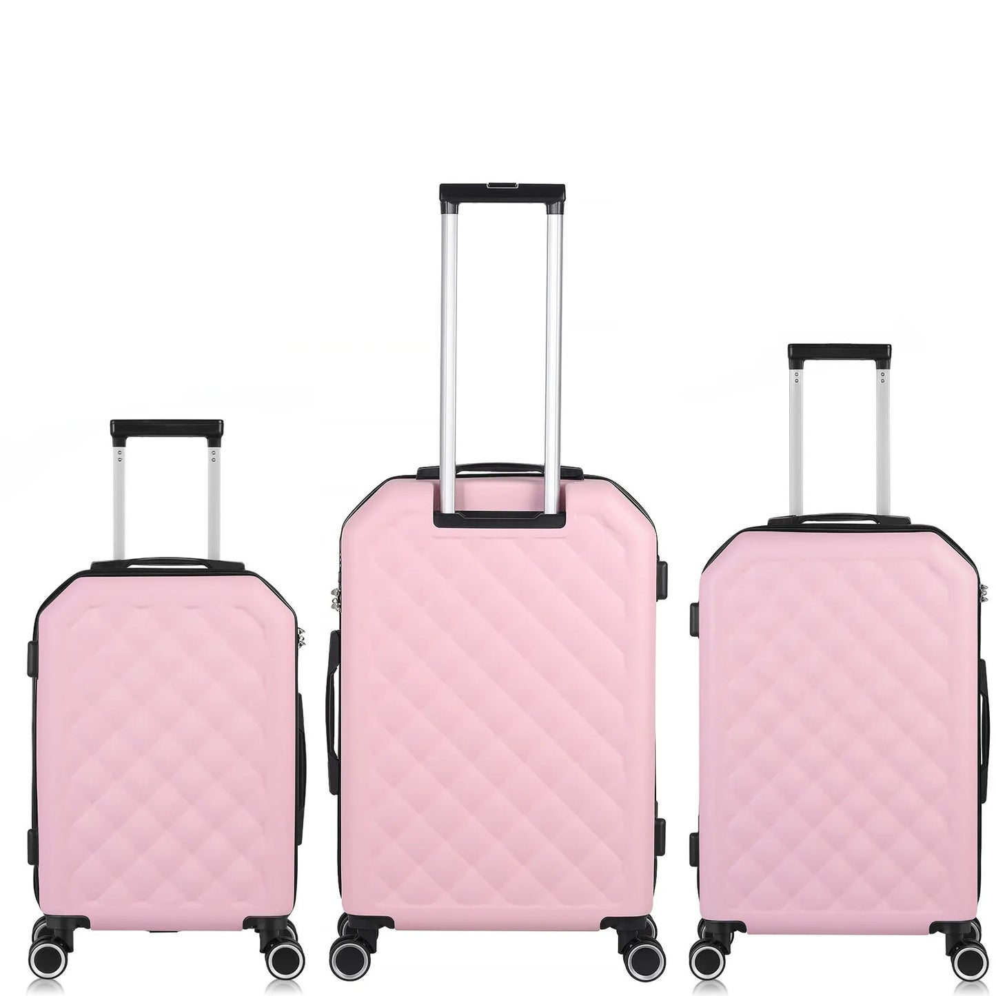 Softside Luggage Set With Spinner Wheels 20 24 28 Inches