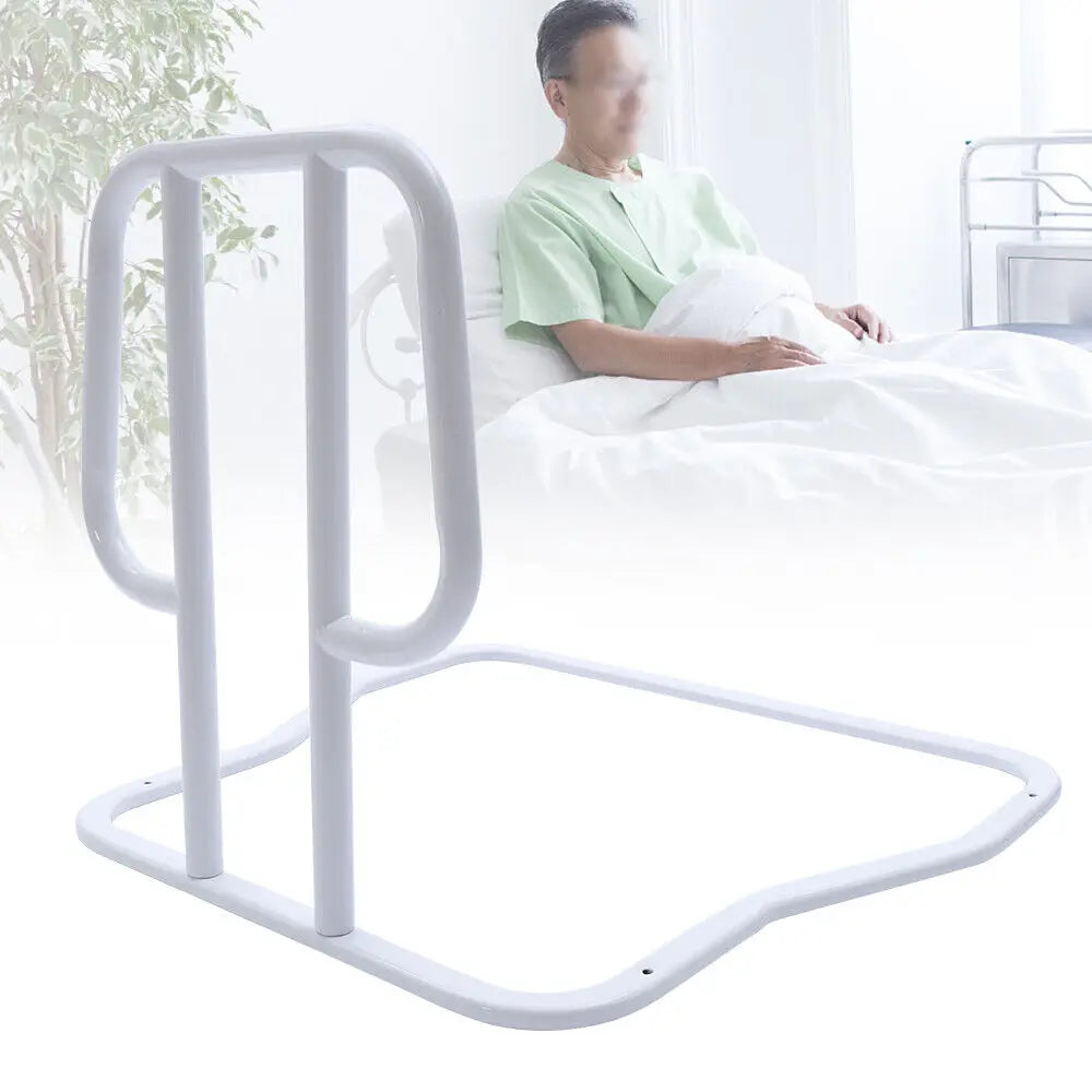 Safety Side Guard Bed Rail for Seniors Hospital Grade White