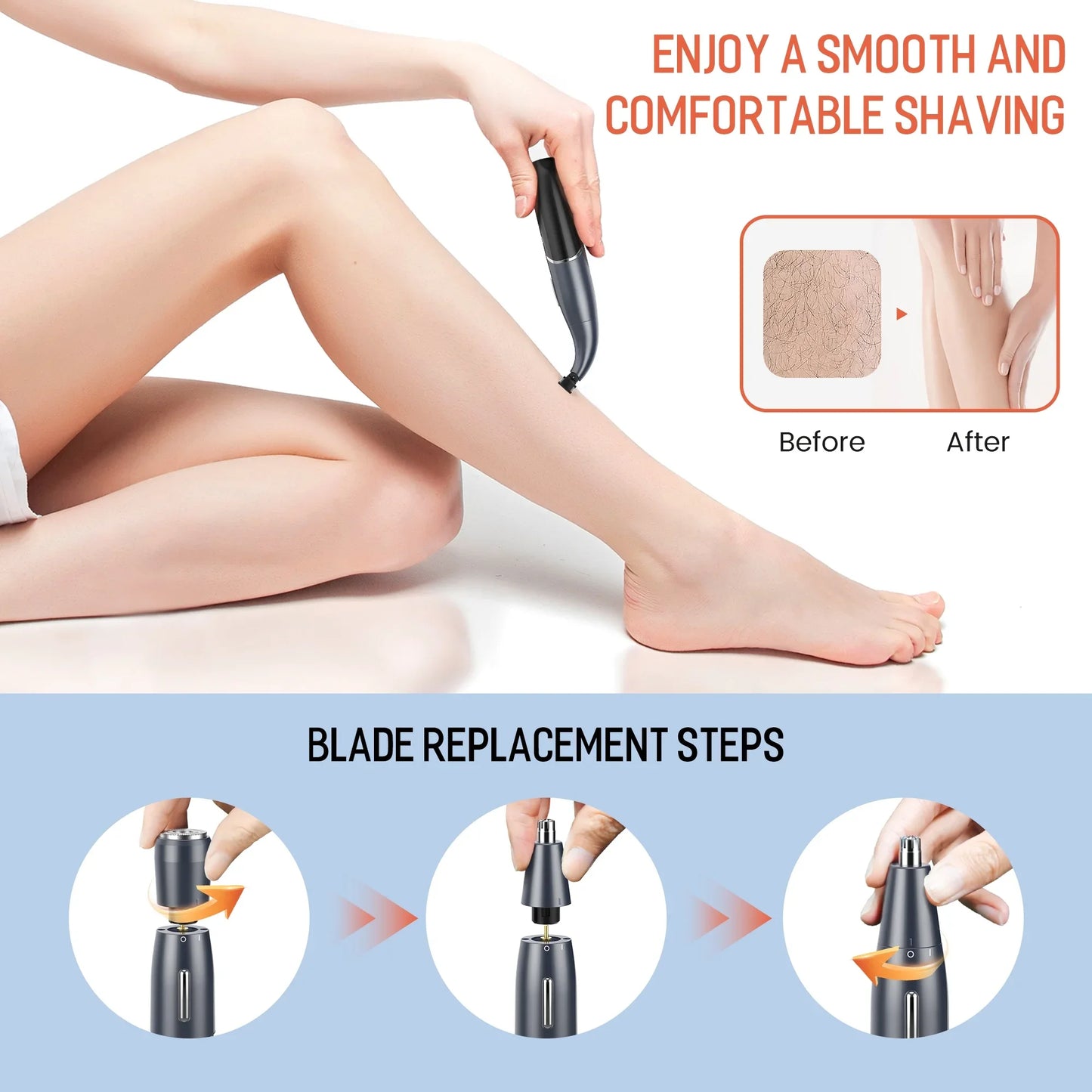 Sejoy Six In One Electric Razors Women Men Bikini Trimmer