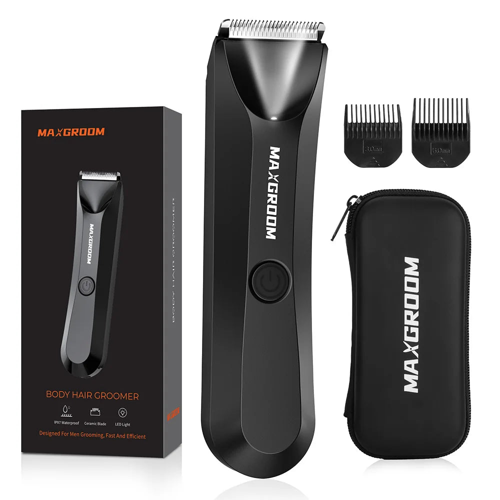 Maxgroom Body Hair Trimmer Shaver For Men Ceramic Blade