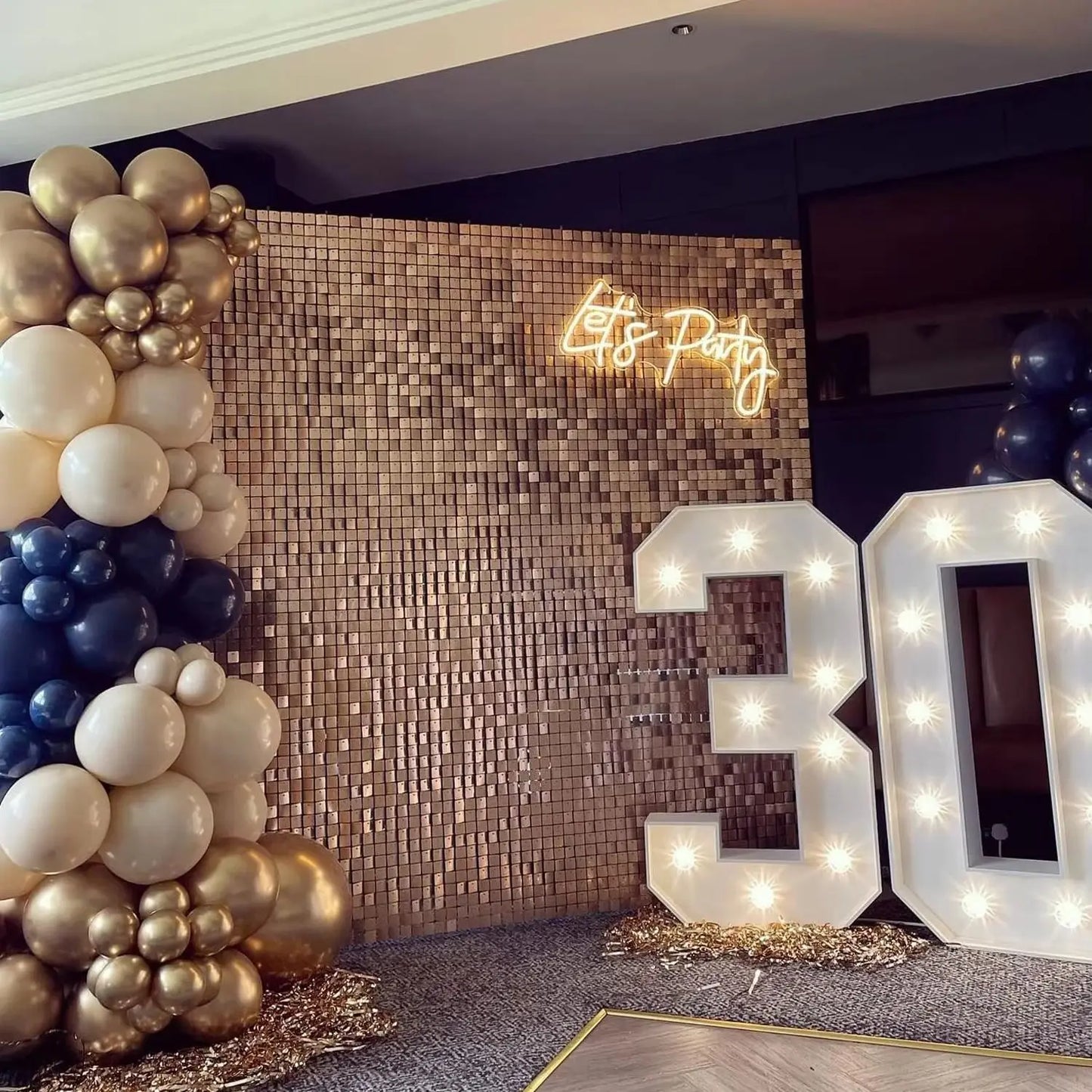 150x180cm Shimmer Wall Backdrop Silver Gold Sequin Panels Wedding Birthday Bridal Baby Shower Party Decor