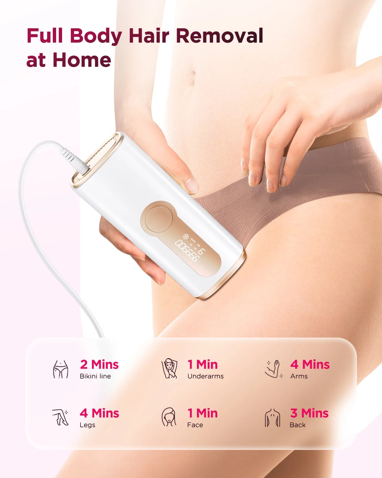 990000 Flash Laser Epilator IPL Hair Removal For Men Women