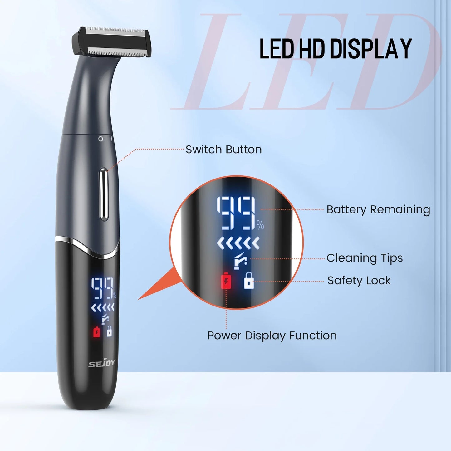 Sejoy Six In One Electric Razors Women Men Bikini Trimmer
