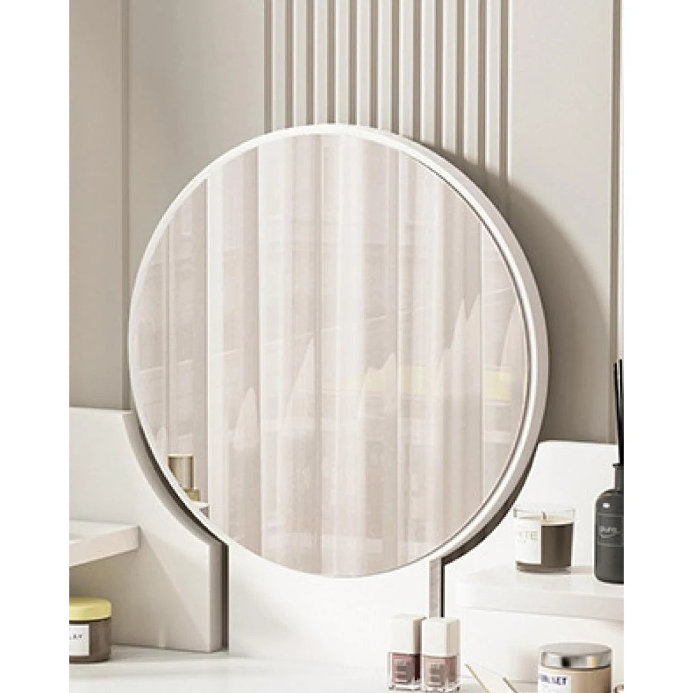 Luxury Vanity Dressing Table with Mirror White Storage