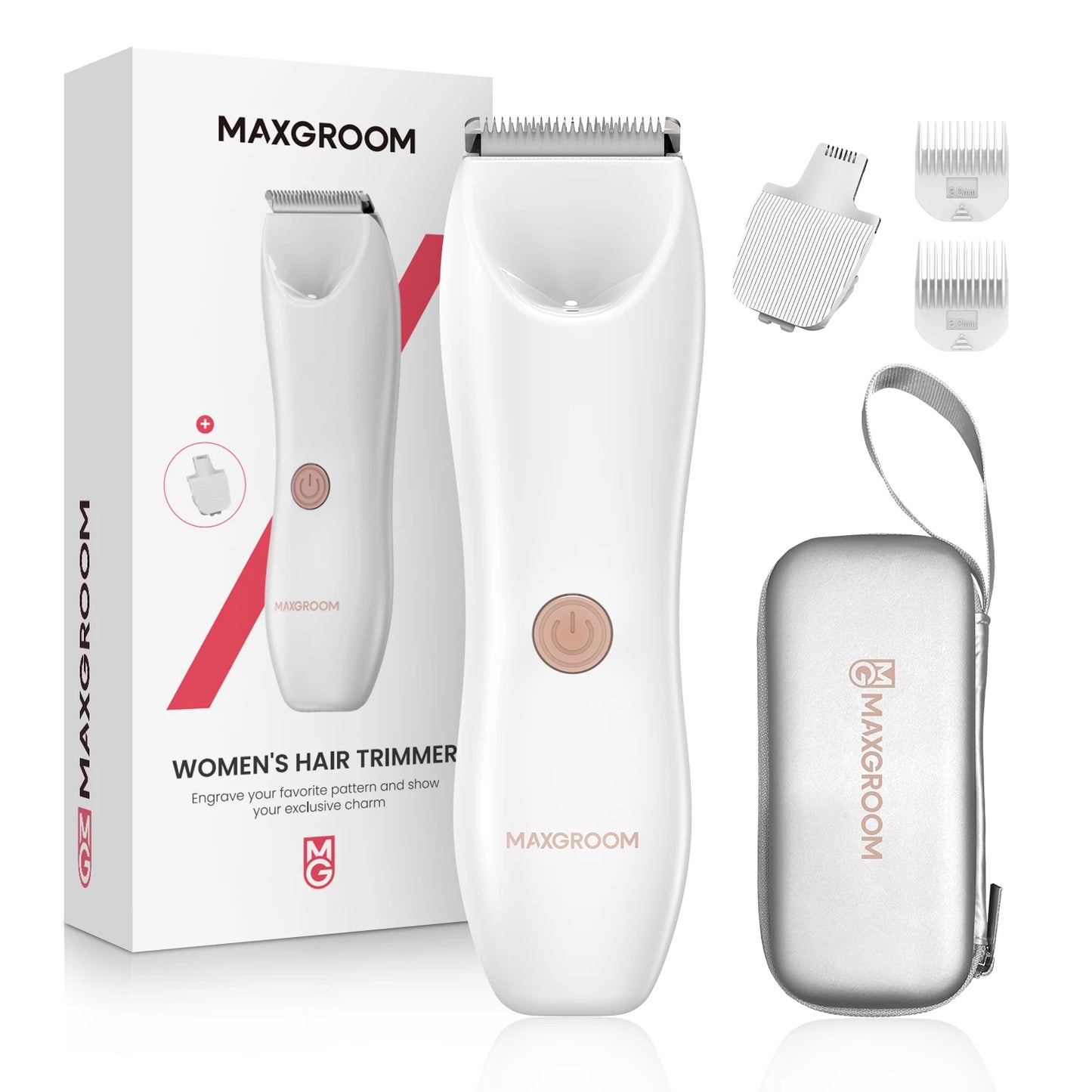 MAXGROOM Women Body Hair Trimmer Electric Razor For Women