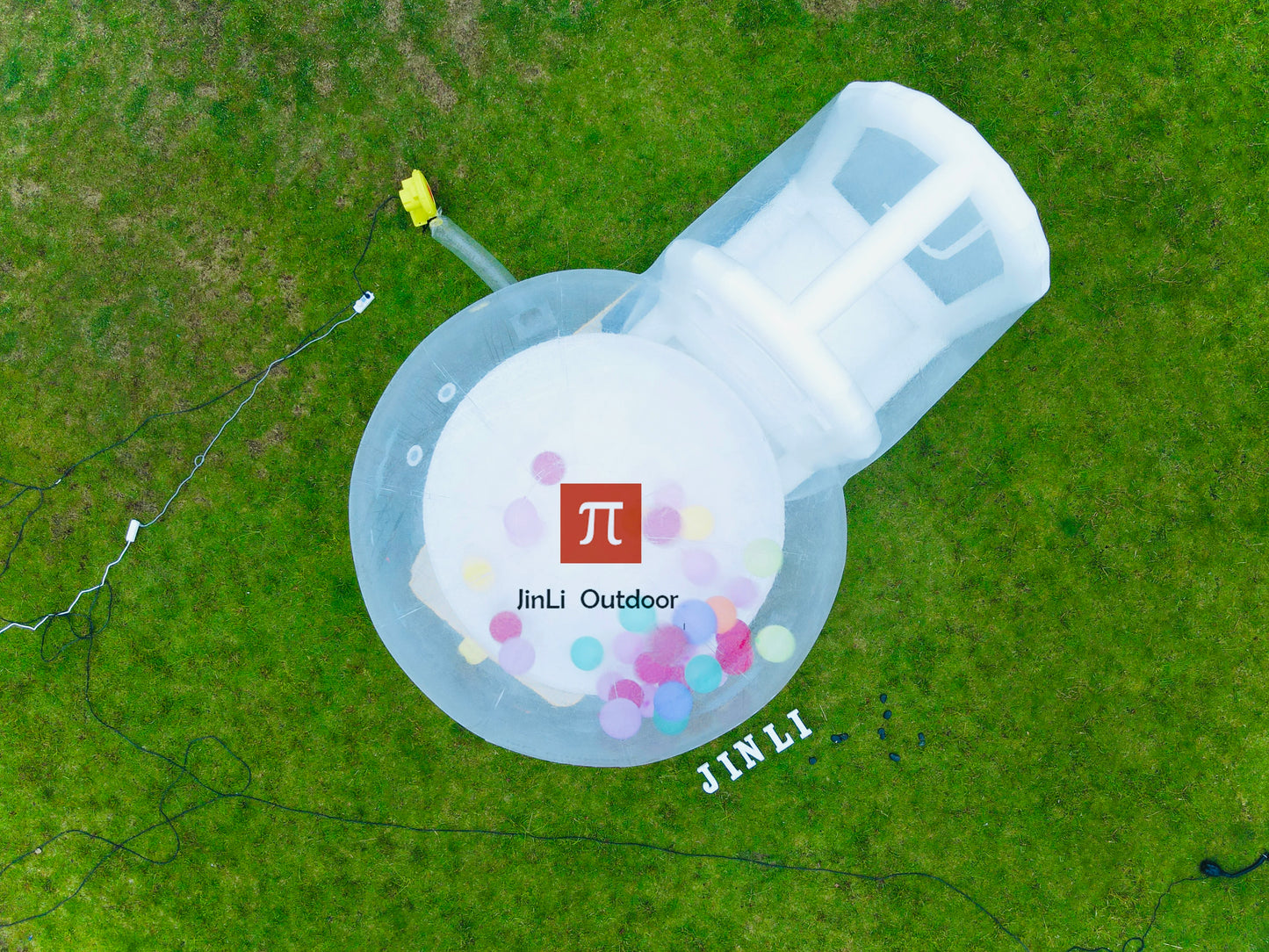 Inflatable Bubble House PVC Tent with Blower Protective Carpet PVC Repair Glue Air Pump Colorful Balloons Free Shipping Small