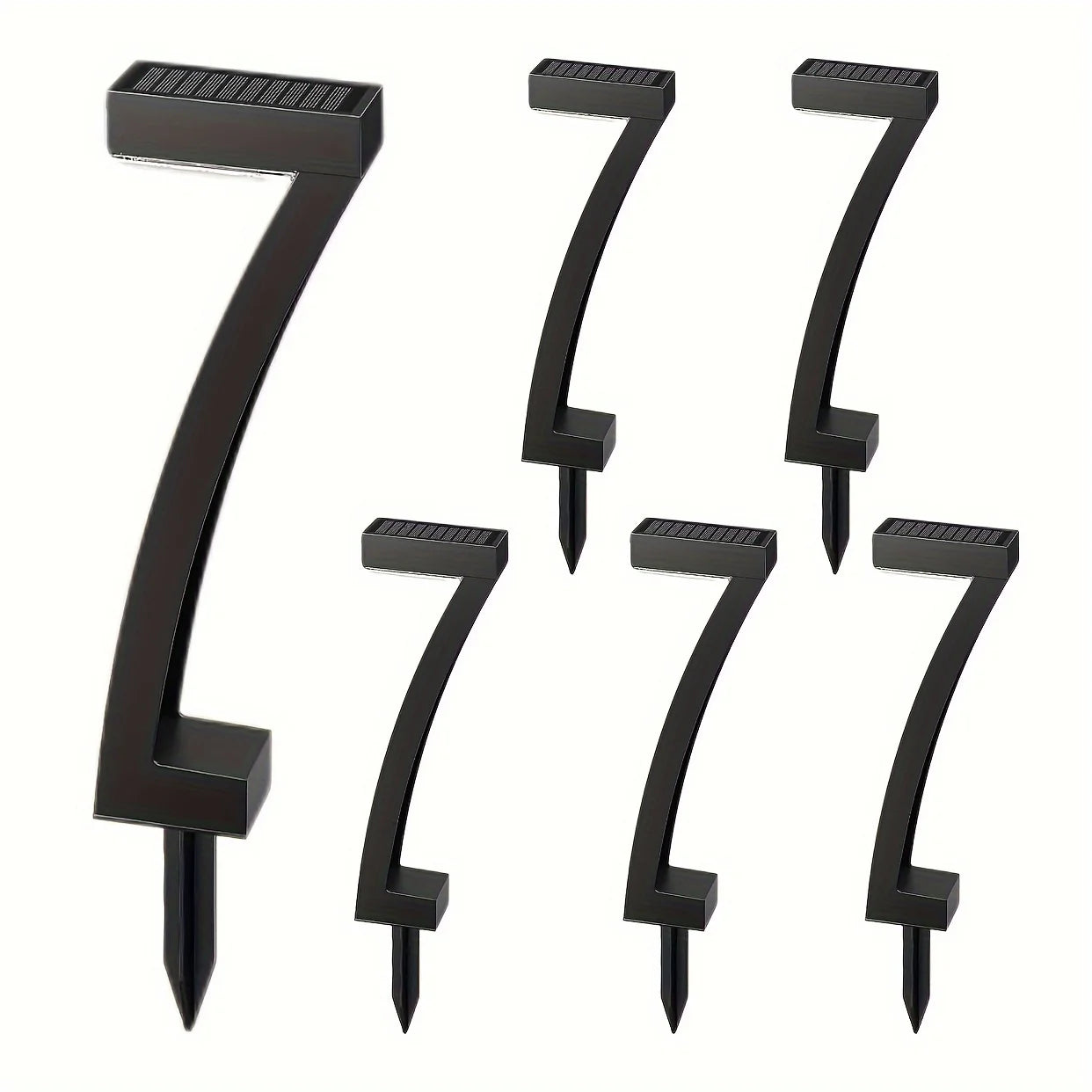 6 Pack Bright Solar Outdoor Lights Pathway 12 Hours Solar Garden Lights Auto On Off for Outside Landscape Path Yard Walkway