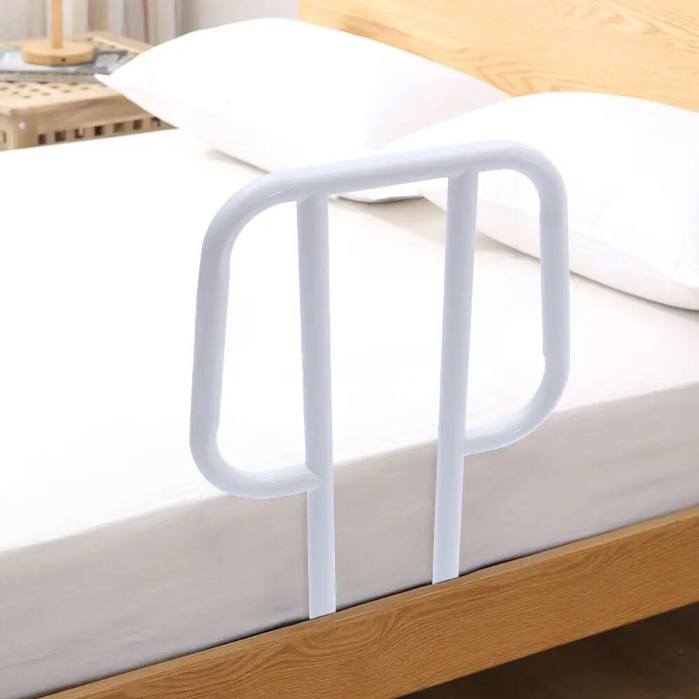 Safety Side Guard Bed Rail for Seniors Hospital Grade White