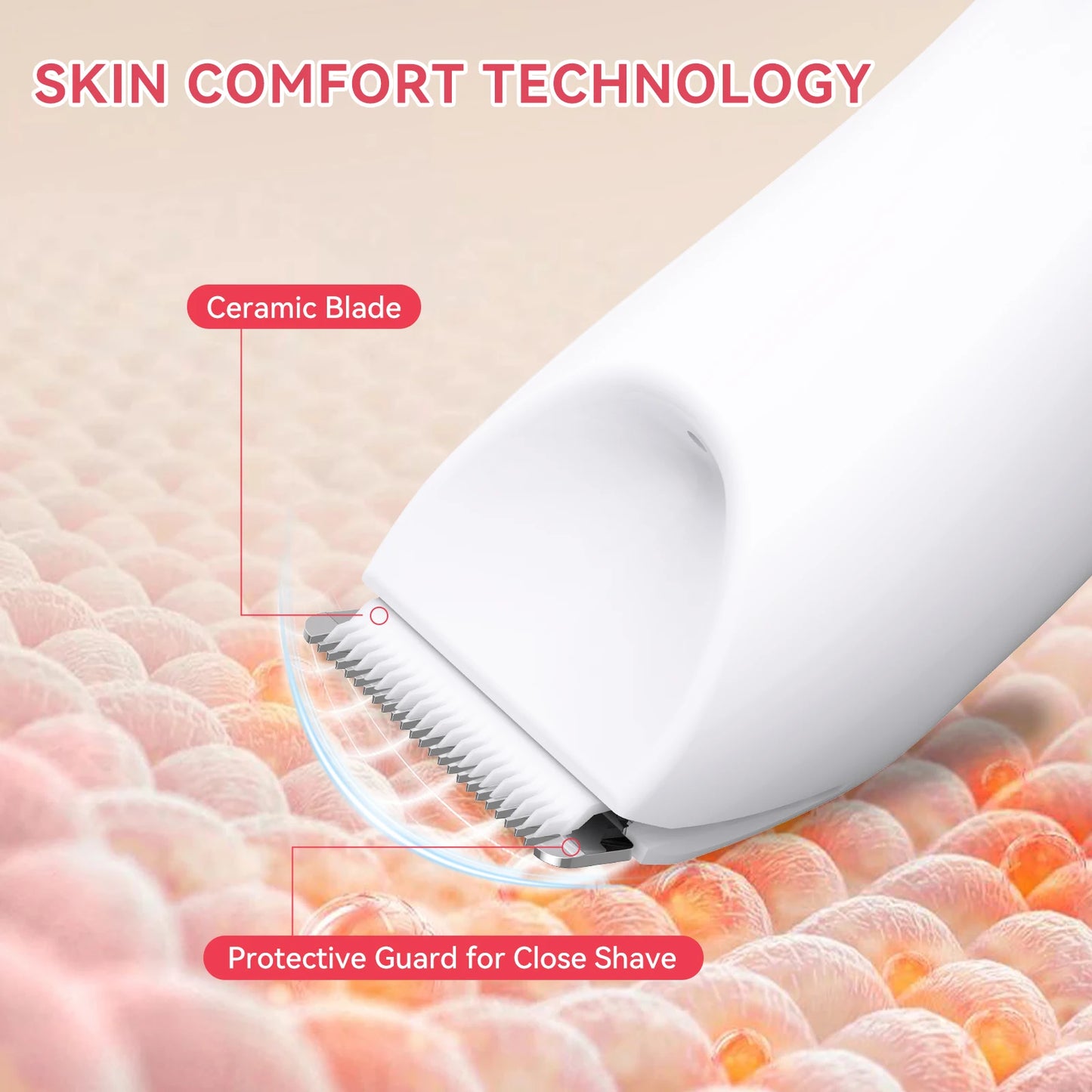 MAXGROOM Women Body Hair Trimmer Electric Razor For Women