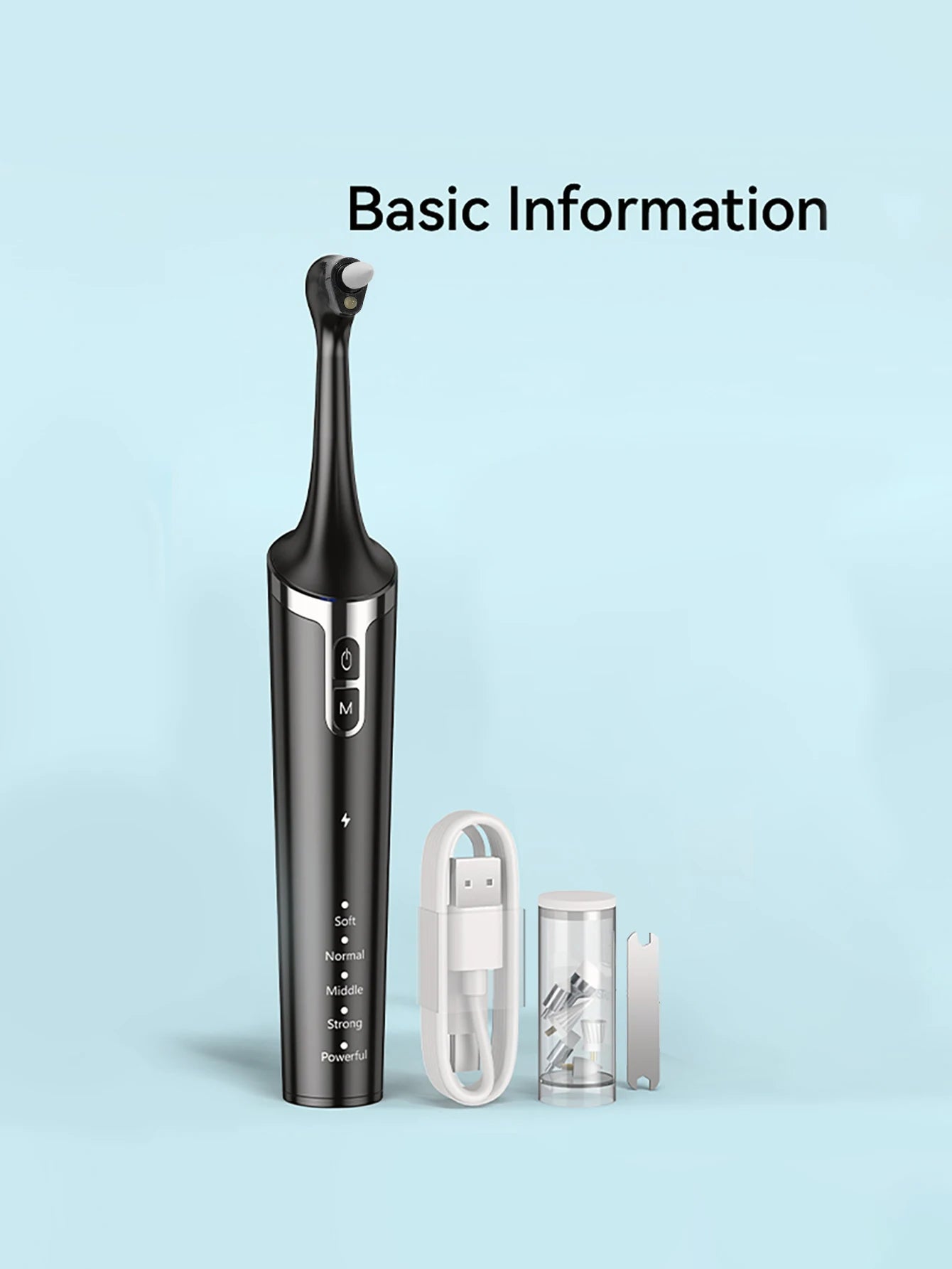 New Electric Toothbrush With Whitening Kit 5 Modes
