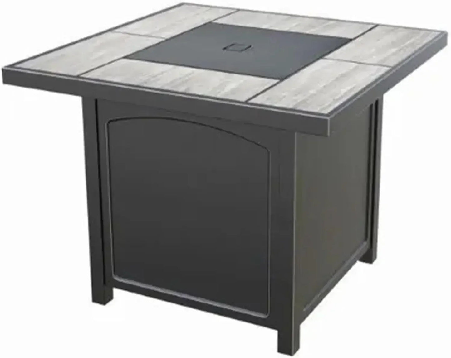 32 Inch Steel 50K BTU Smokeless Propane Gas Fire Pit Table for Outdoor Backyard Terrace Deck and Porch Heating Black