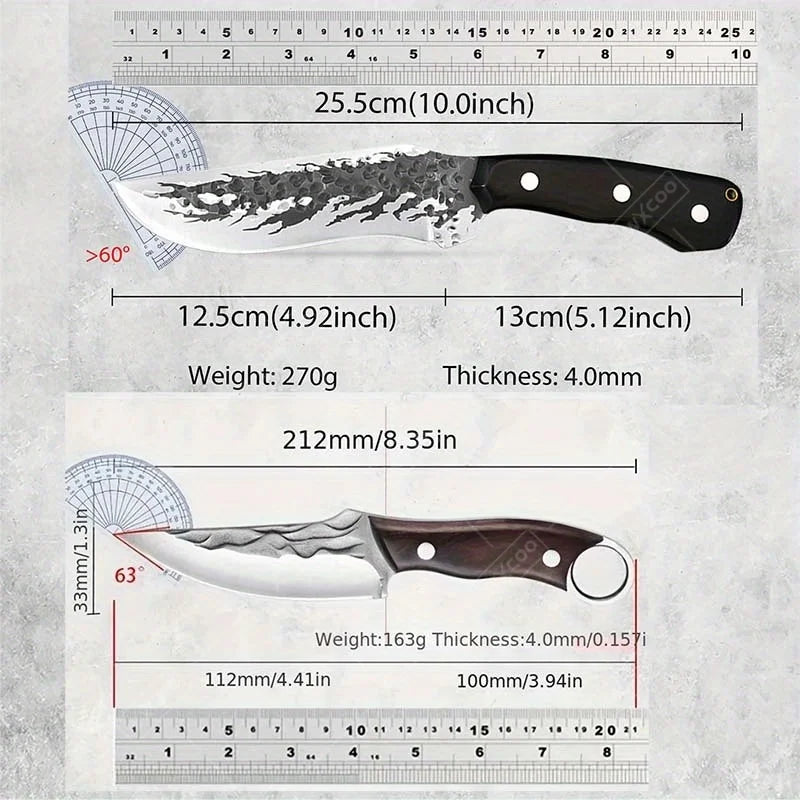 Mystery Surprise Gift Box Multi-Function Professional Stainless Steel Chef Knife Utility Knife Boning Knife Outdoor Shovel Fruit