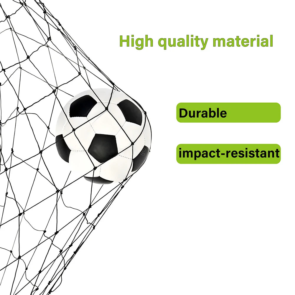 Soccer Backstop Net Soccer Practice Sports Netting Ball Barrier Net for Backyard Training Medium Size