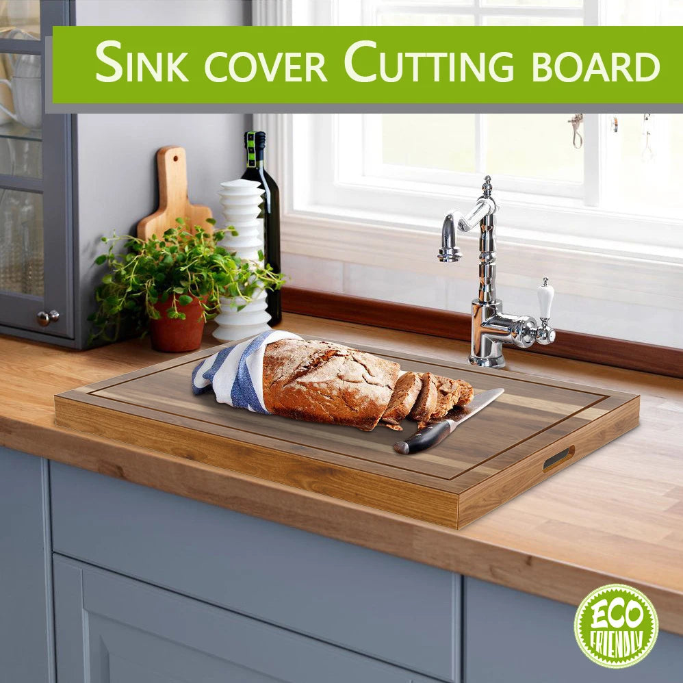 Wooden Stove Cover Board for Gas Stovetop 30 x 22 Noodle Board Electric Stove Cover for RV Stove Top Eco Friendly