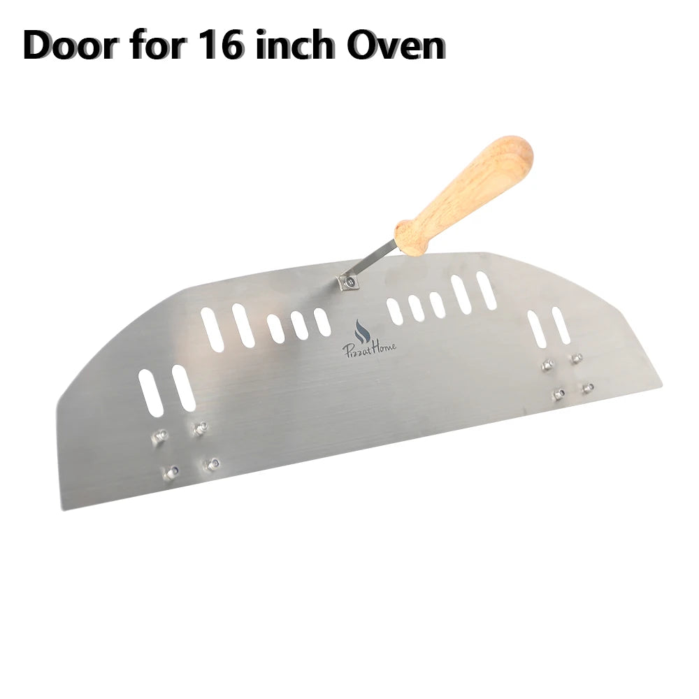 Onilini 12 Inch or 16 Inch Pizza Oven Door Stainless Steel Eco-Friendly Design