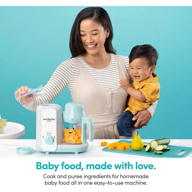 NutriBullet Baby Steam And Blend System White And Blue