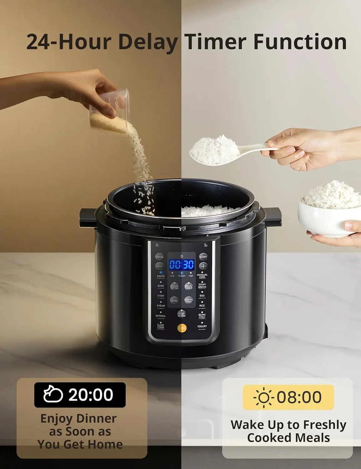 9 In 1 Electric Pressure Cooker 14 Presets Multi Cooker