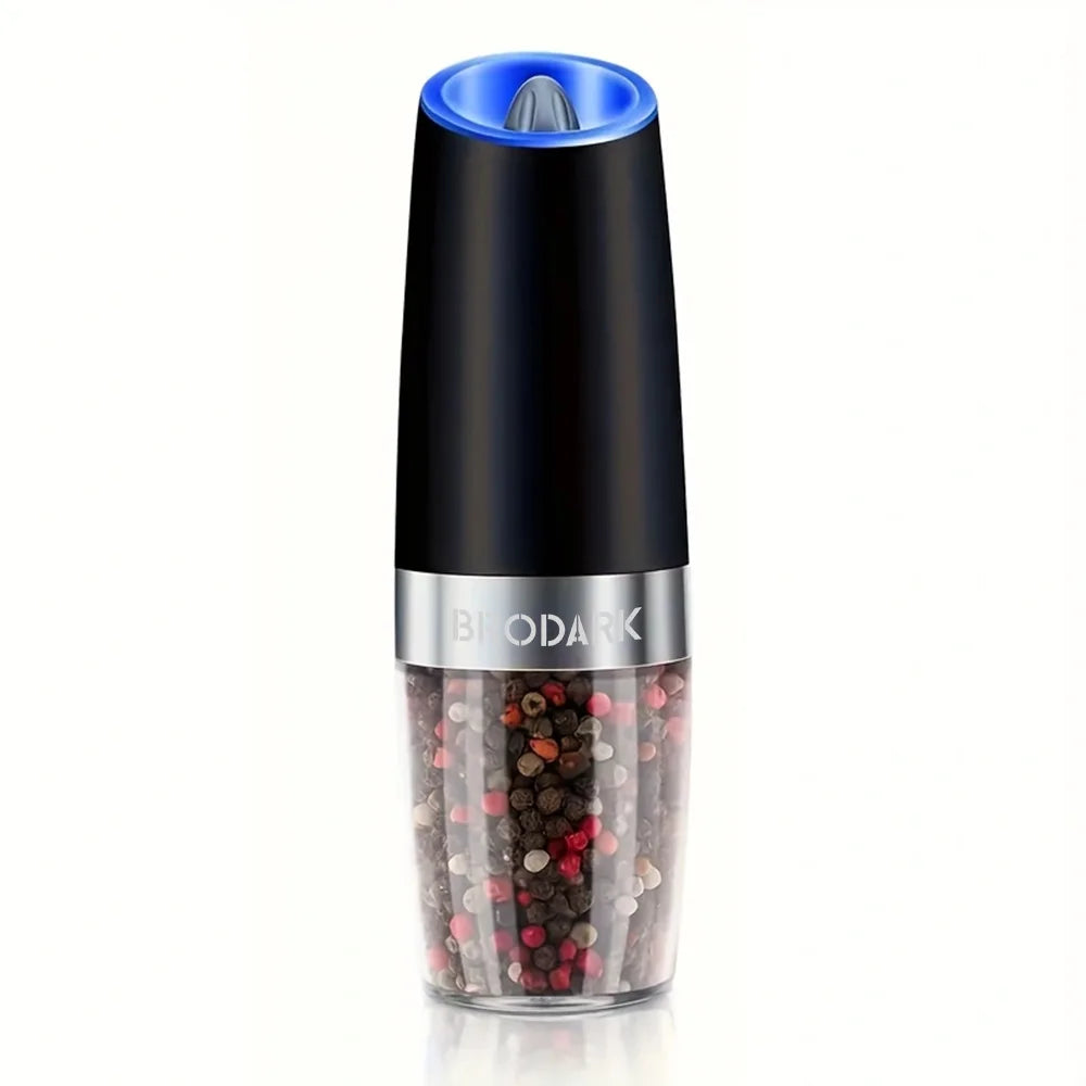 Gravity Electric Salt And Pepper Grinder Set With LED Light