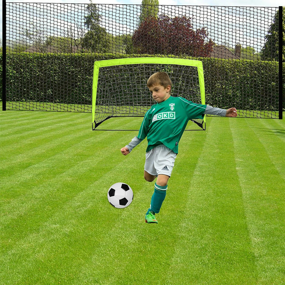 Soccer Backstop Net Soccer Practice Sports Netting Ball Barrier Net for Backyard Training Medium Size