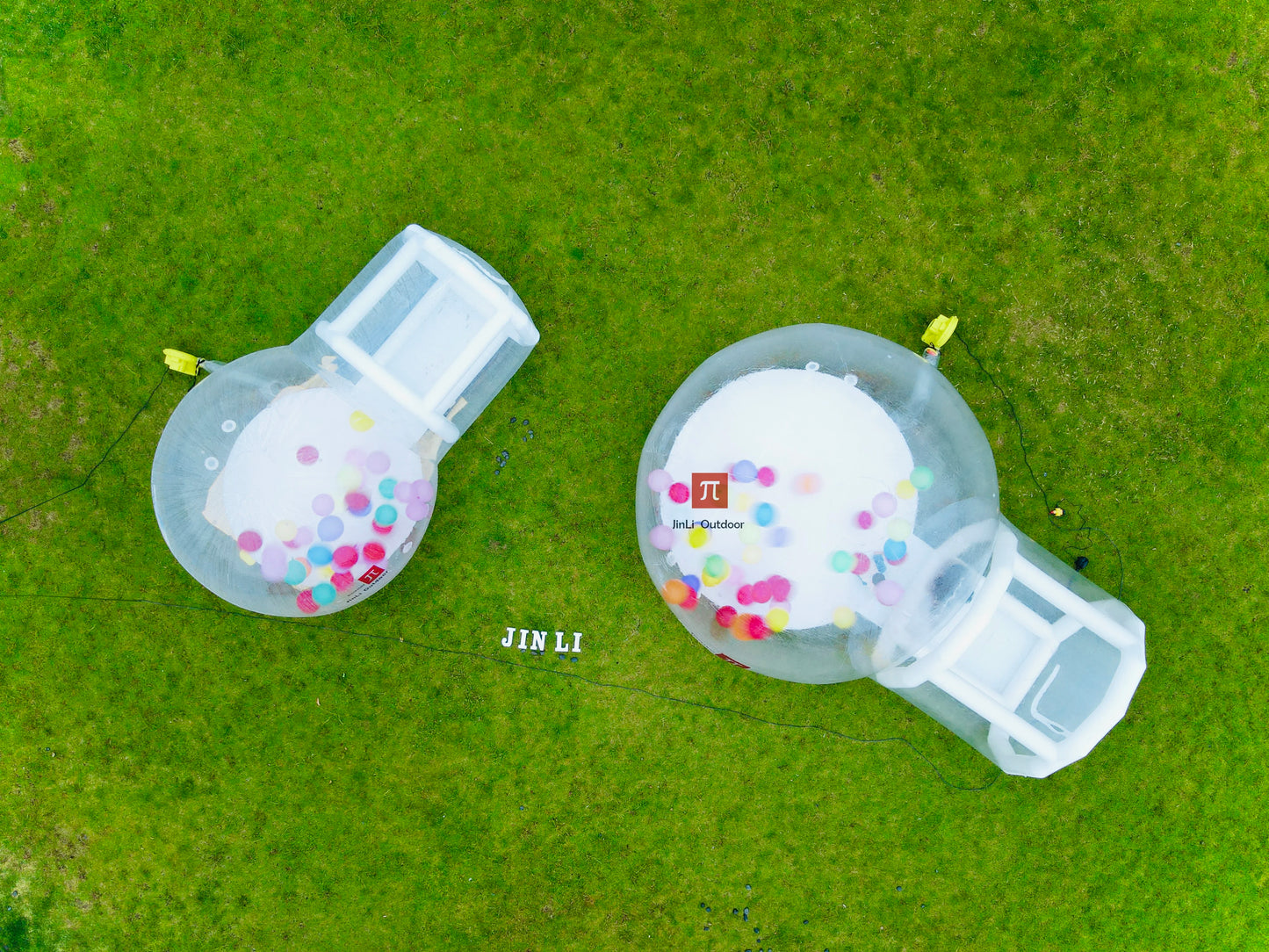 Inflatable Bubble House PVC Tent with Blower Protective Carpet PVC Repair Glue Air Pump Colorful Balloons Free Shipping Small