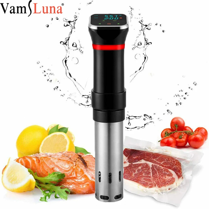 Portable 1100 Watt Vacuum Food Sous Vide Machine Precision Cooker Immersion Circulator with LCD Digital Timer