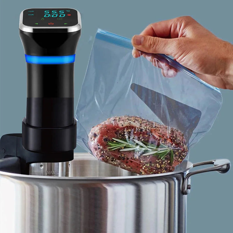 Portable 1100 Watt Vacuum Food Sous Vide Machine Precision Cooker Immersion Circulator with LCD Digital Timer