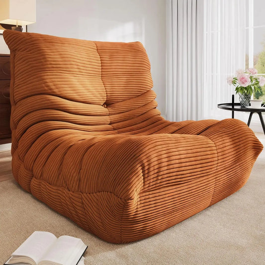 Cordury Bean Bag Chairs For Adults Memory Foam Lounger