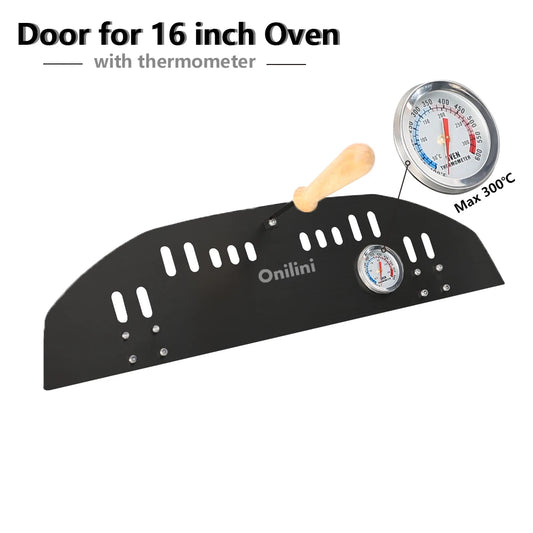Onilini 12 Inch or 16 Inch Pizza Oven Door Stainless Steel Eco-Friendly Design
