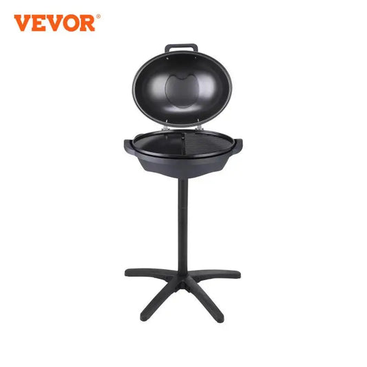 VEVOR Indoor Outdoor Electric Grill 1800W Two Zone Grilling